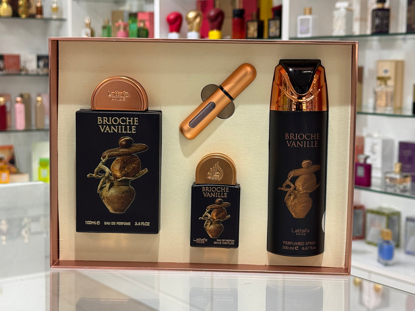 Set Regalo Brioche Vanille Lattafa Pride