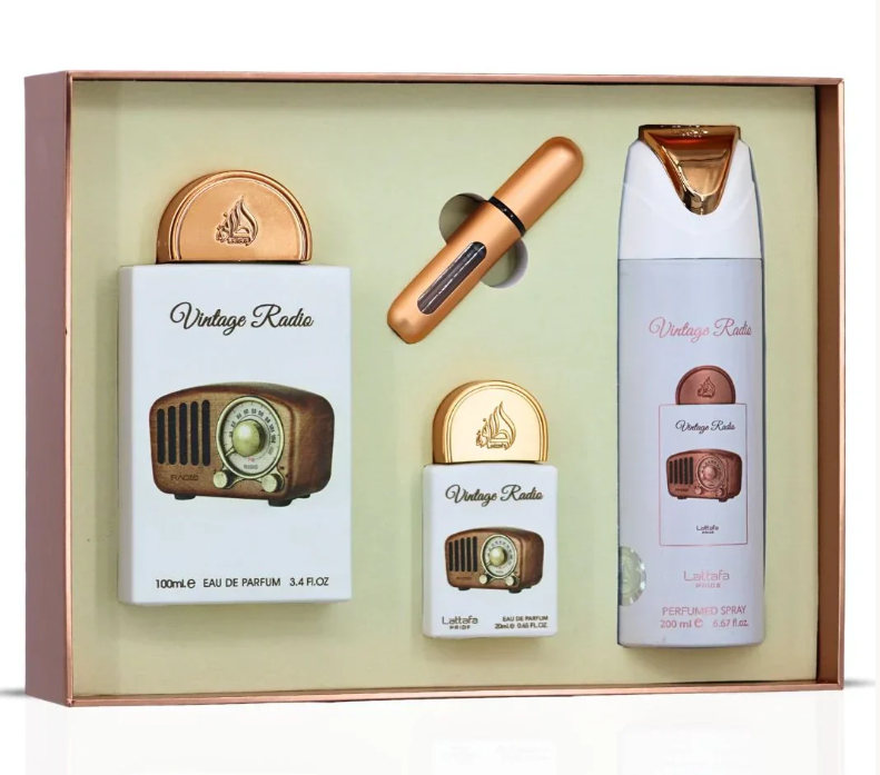 Set Regalo Vintage Radio Lattafa Pride